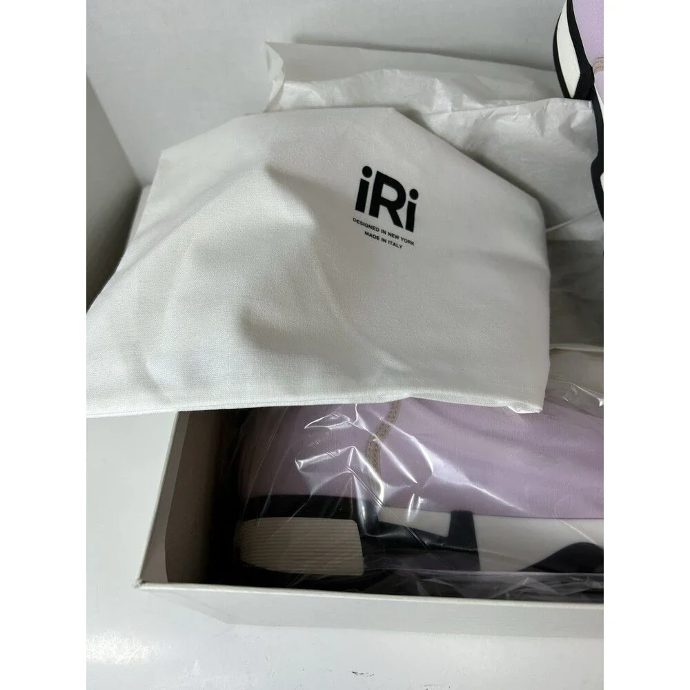 IRi NYC NWT Women's Lilac Pink Neoprene Wavy Heel Futuristic Sneakers Size 9.5